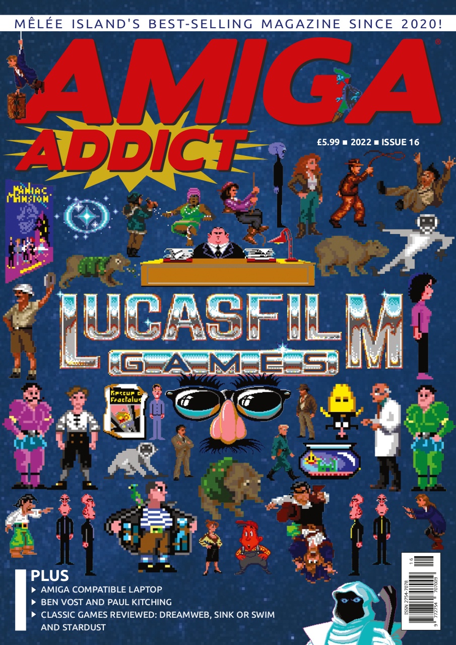 Lucasfilm Games Issue 16 Amiga Addict magazine 2022